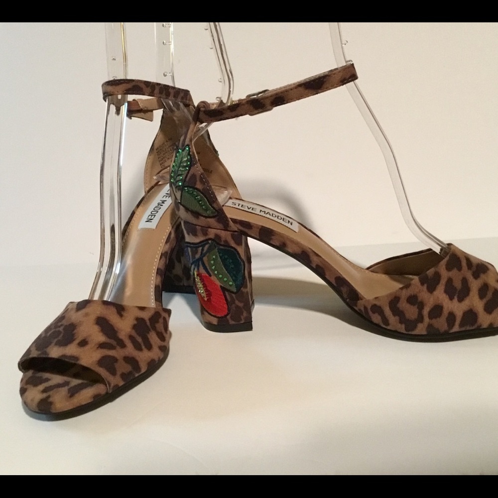 Madden Leopard jewel & floral embellished Sandals